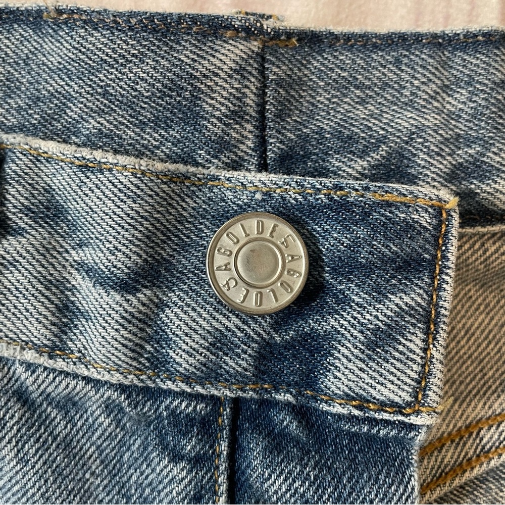 Vintage 90s AGOLDE Pinch Waist Straight Leg Jeans Womens 24” Waist *See Listing* - Picture 13 of 16